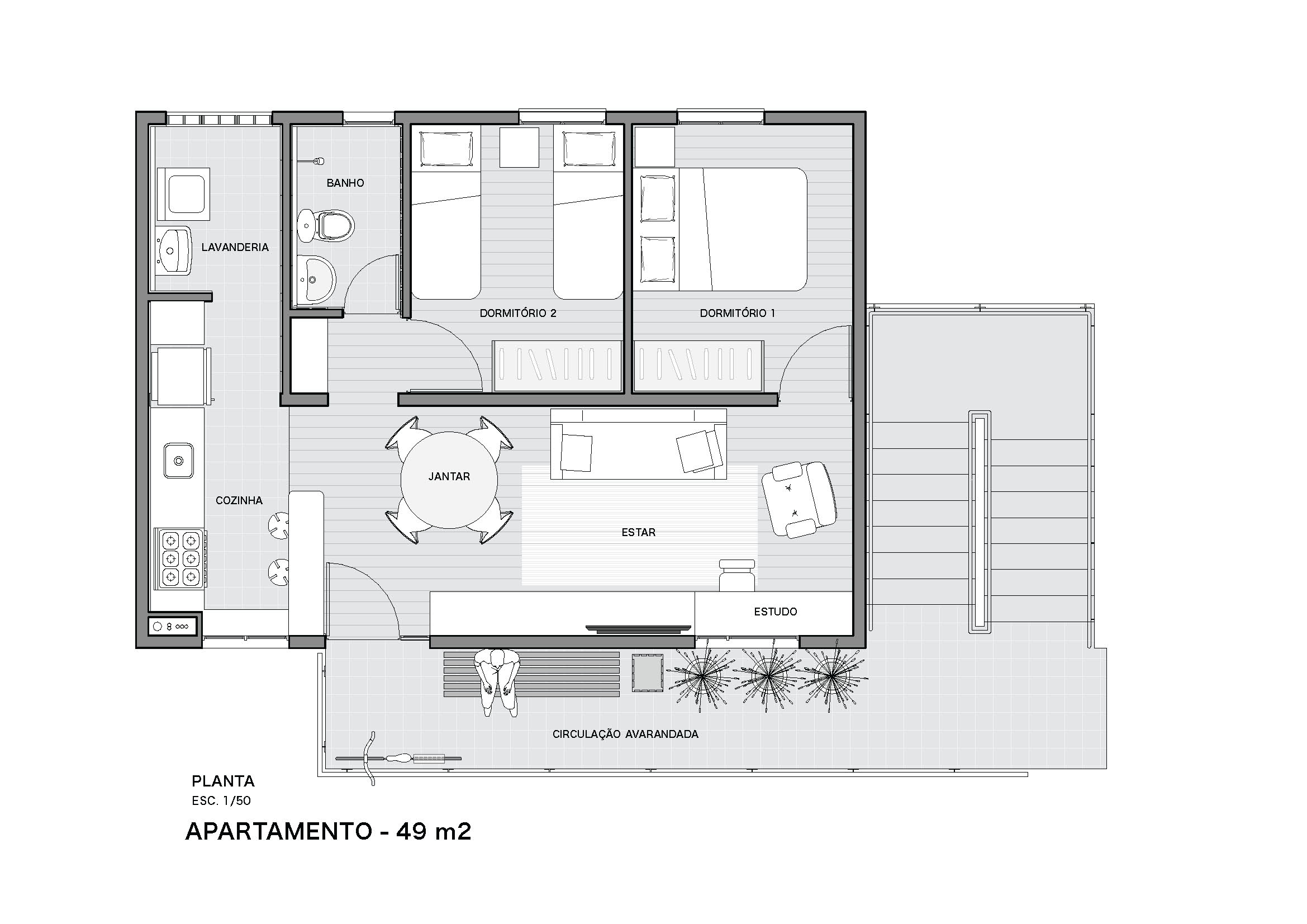 PessoaArquitetos_Sapé_Apto 49m2